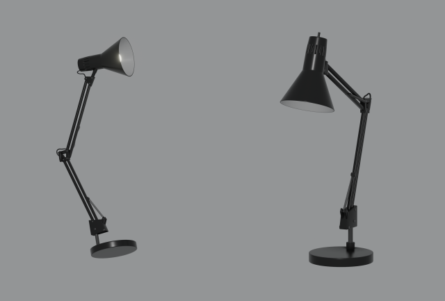 Desk Lamp 3D Модель .c4d .max .obj .3ds .fbx .stl .blend 