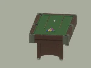 Billiard 3D Model