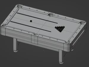 Billiard 3D Model