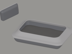 Cat Litter Box Modello 3D