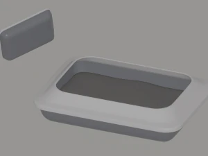 Котячий лоток 3D Модель