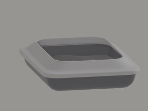 Cat Litter Box Modèle 3D
