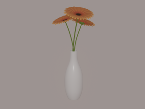 Vase with Flower 3D Модель