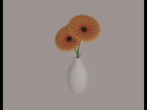 Vase with Flower 3D Модель