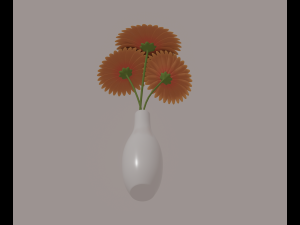 Vase with Flower 3D Модель