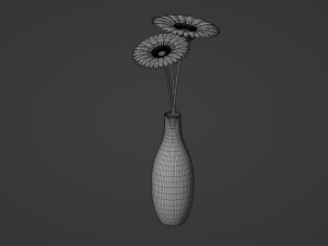 Vase with Flower 3D Модель