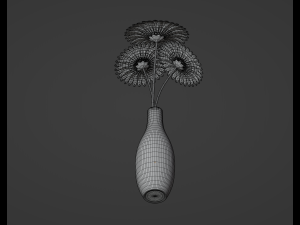 Vase with Flower 3D Модель