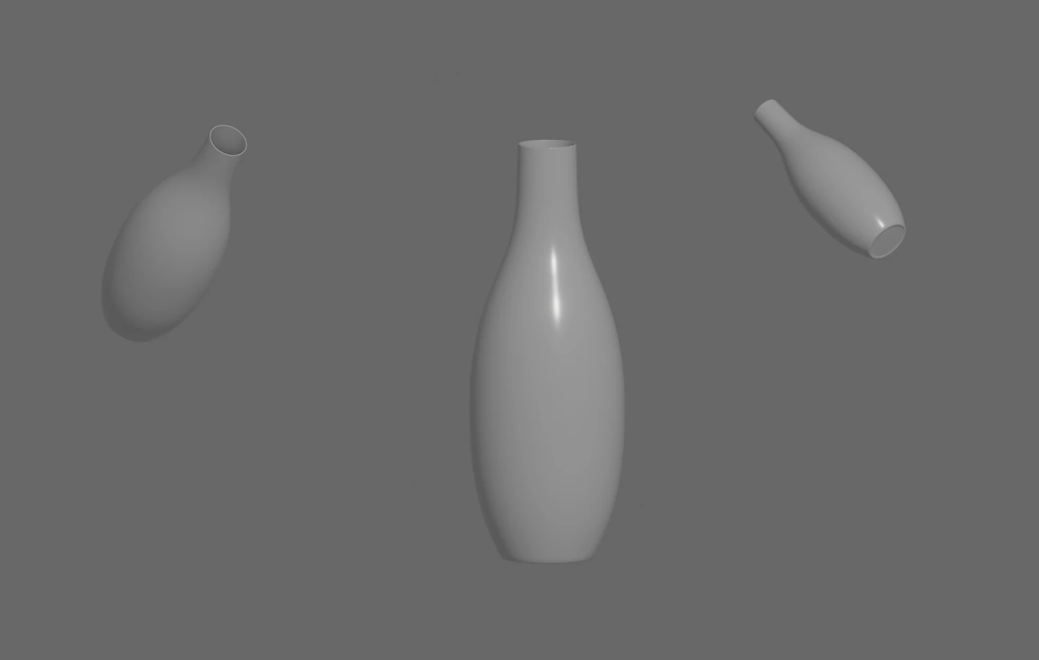 Flower Vase 3D Model .c4d .max .obj .3ds .fbx .stl .blend 