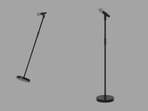 Microphone Stand 3D मॉडल