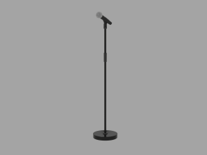 Microphone Stand 3D Model
