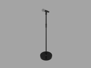 Microphone Stand 3D Model