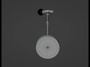 Microphone Stand 3D Model