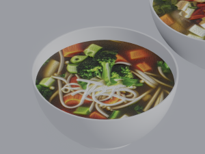 Soup Bowls 3D Model
