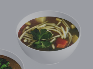 Soup Bowls 3D Model