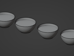 Soup Bowls 3D Model