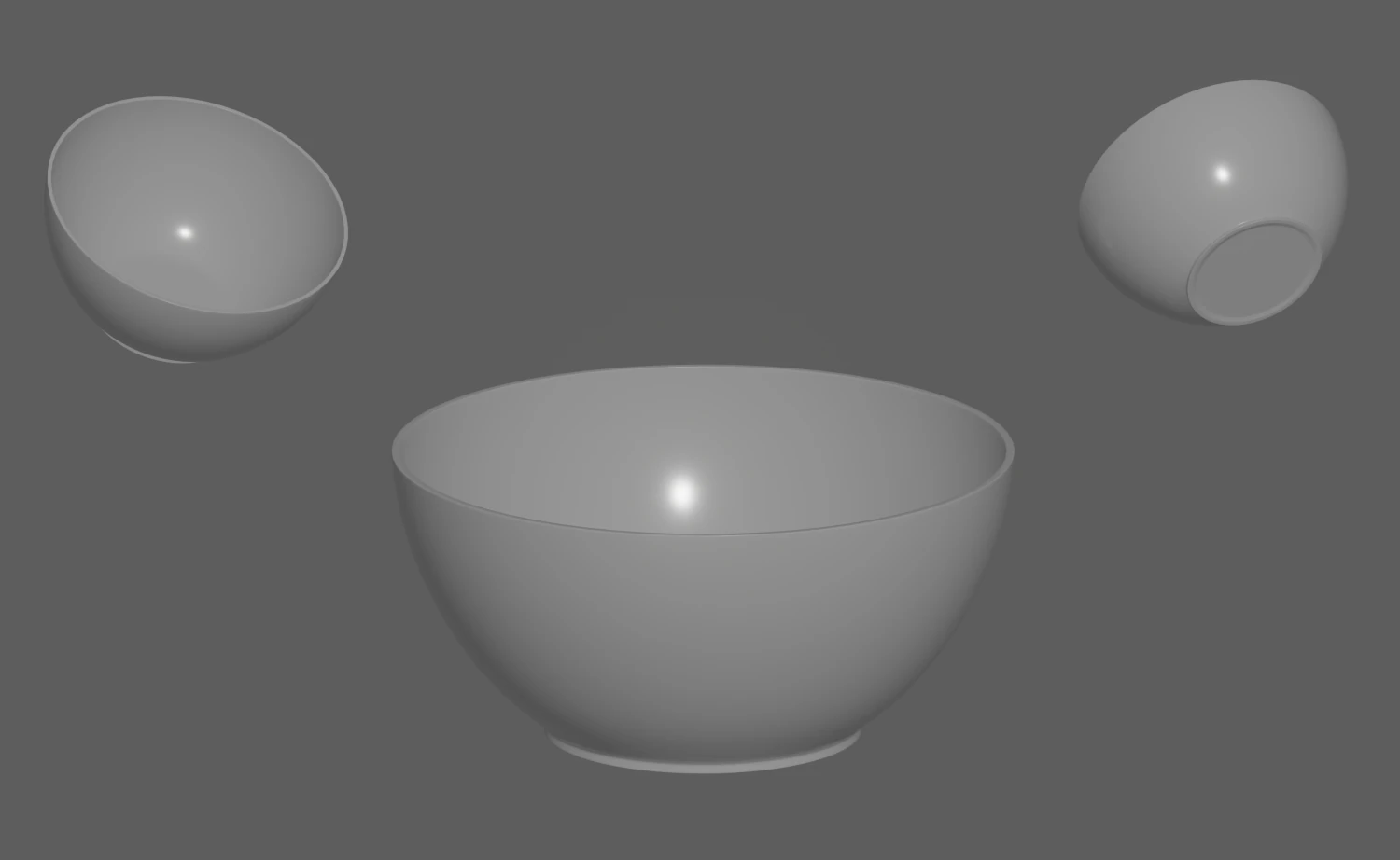 Bowl 3D Model .c4d .max .obj .3ds .fbx .stl .blend 