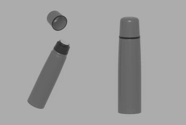 Thermos 3D Model .c4d .max .obj .3ds .fbx .stl .blend