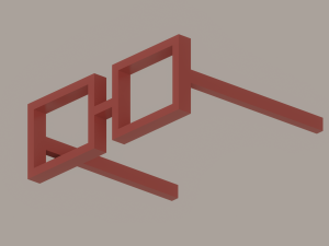 Square Sunglasses 3D Model