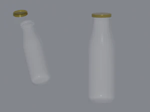 우유병 3D 모델