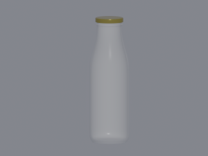 Milk Bottle Model 3D