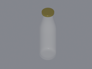 Milk Bottle Model 3D