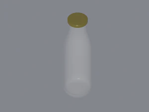 Milk Bottle 3D Model