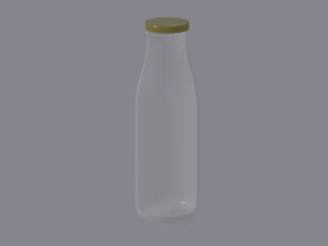 Milk Bottle 3D Model