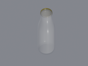 Milk Bottle Model 3D