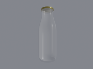 Milk Bottle Model 3D