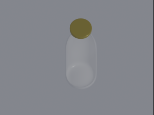 Milk Bottle Model 3D