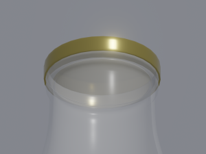 Milk Bottle Model 3D