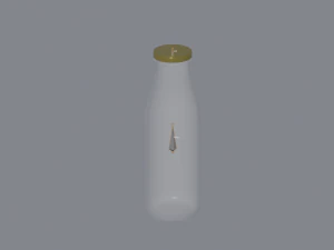 Milk Bottle 3D Model