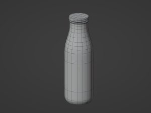 Milk Bottle Model 3D