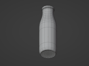 Milk Bottle Model 3D