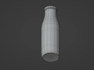 Milk Bottle 3D Model