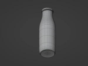 Milk Bottle 3D Model