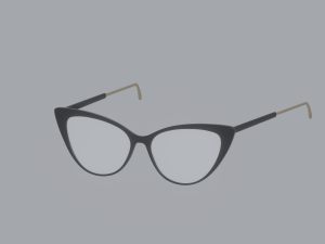 Librarian Glasses Model 3D