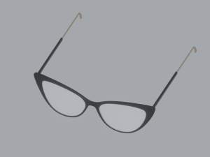 Librarian Glasses Model 3D
