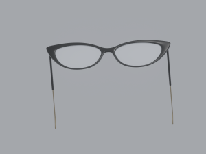 Librarian Glasses Model 3D