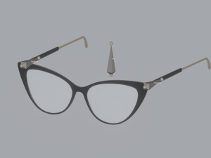 Librarian Glasses Model 3D