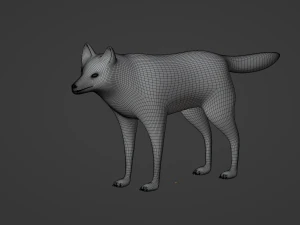 Wolf 3D Model
