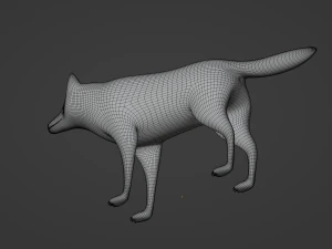 Wolf 3D Model