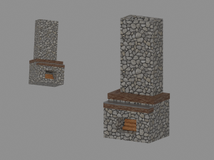 Fireplace 3D Model