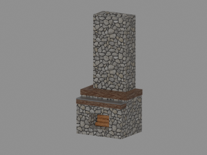 Fireplace 3D Model