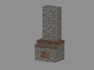 Fireplace 3D Model