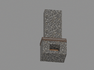 Fireplace 3D Model