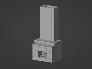 Fireplace 3D Model