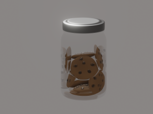 Cookie Jar Model 3D