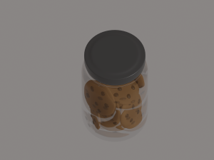 Cookie Jar Model 3D