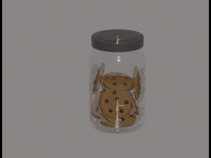 Cookie Jar Model 3D